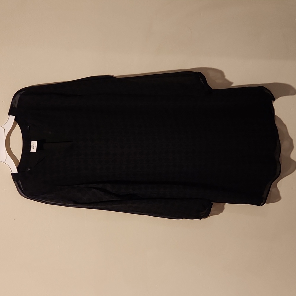 ❤️ CABI DIAMOND PRINT HARLEQUIN TUNIC SHIFT DRESS, XS - Picture 3 of 9